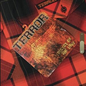 DIXXON Red and Black Plaid Shirt